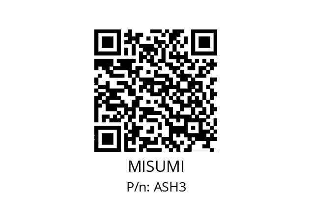   MISUMI ASH3