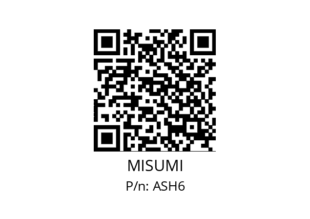   MISUMI ASH6