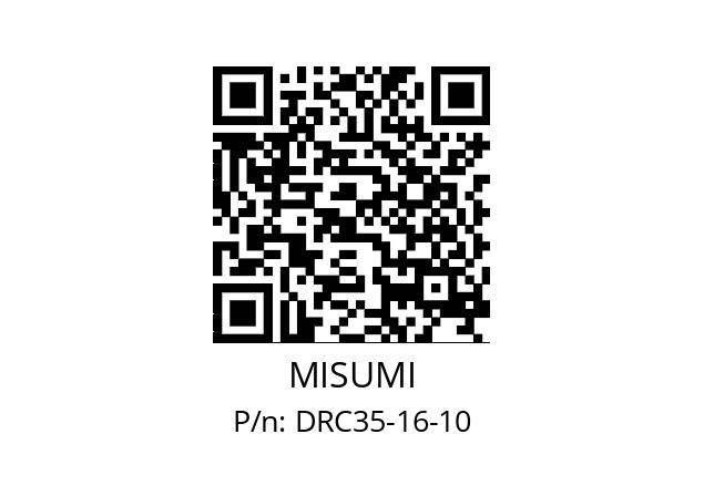   MISUMI DRC35-16-10