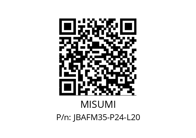   MISUMI JBAFM35-P24-L20