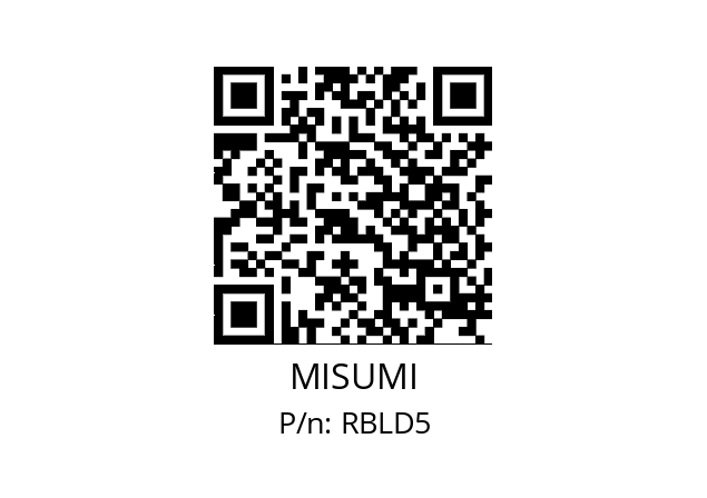   MISUMI RBLD5