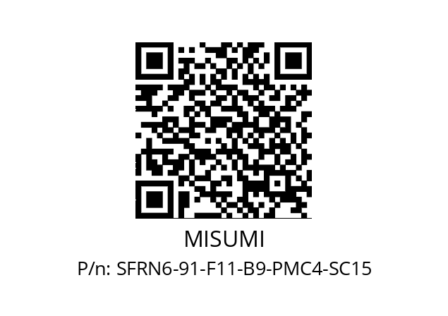   MISUMI SFRN6-91-F11-B9-PMC4-SC15