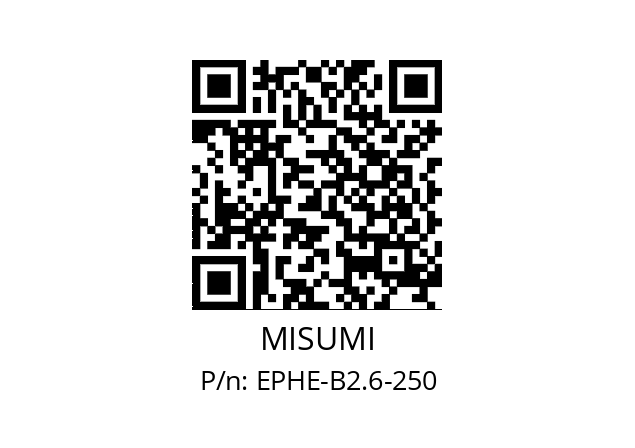   MISUMI EPHE-B2.6-250