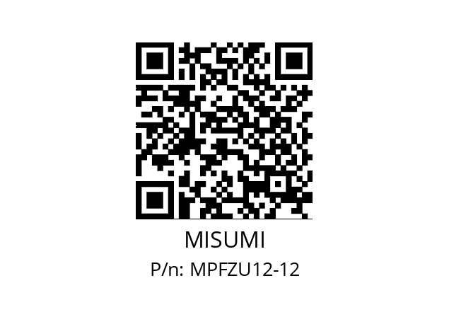   MISUMI MPFZU12-12