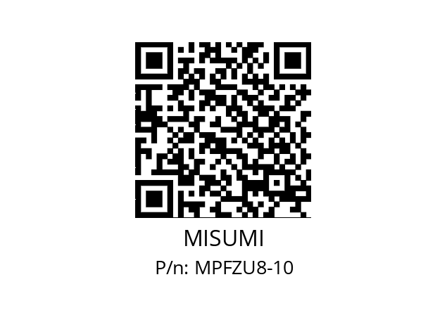   MISUMI MPFZU8-10