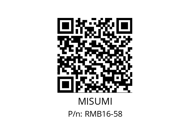   MISUMI RMB16-58