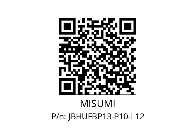   MISUMI JBHUFBP13-P10-L12