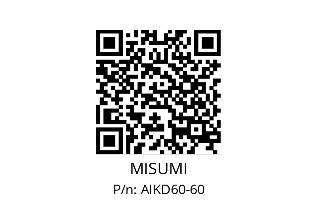   MISUMI AIKD60-60