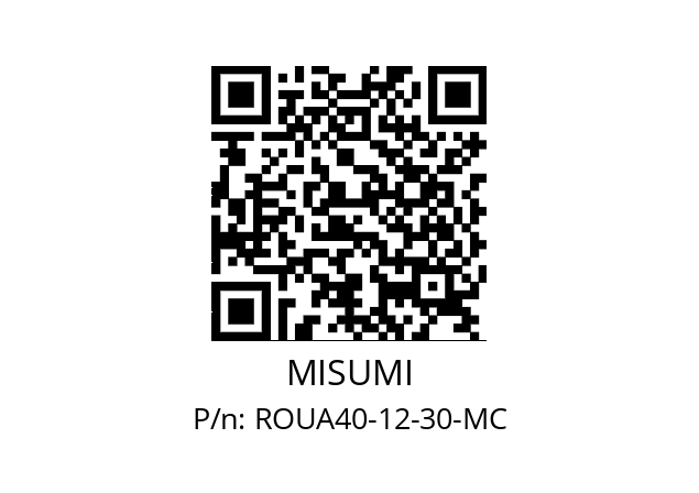   MISUMI ROUA40-12-30-MC