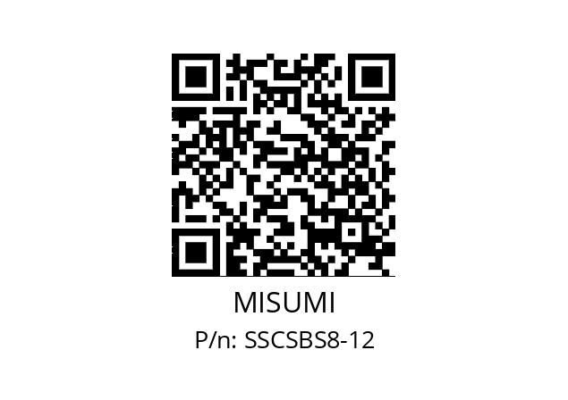   MISUMI SSCSBS8-12