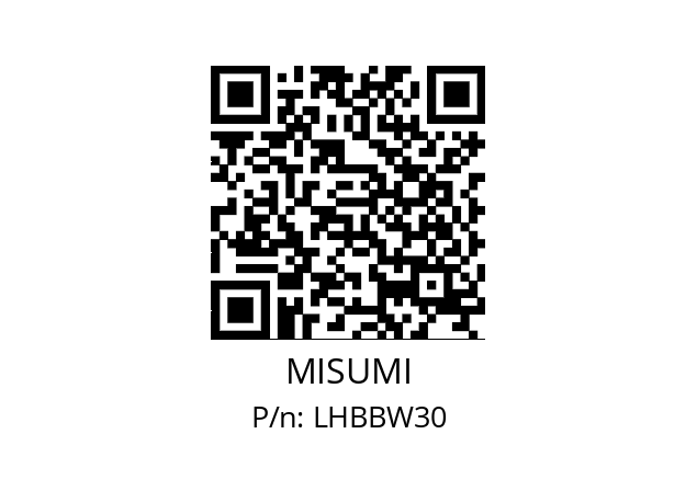   MISUMI LHBBW30