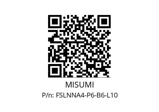   MISUMI FSLNNA4-P6-B6-L10