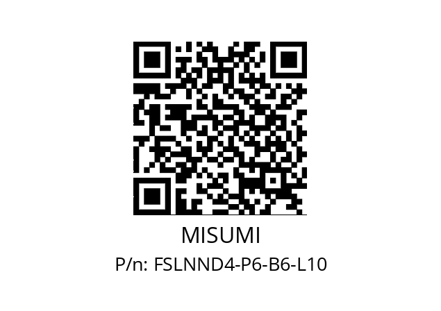   MISUMI FSLNND4-P6-B6-L10