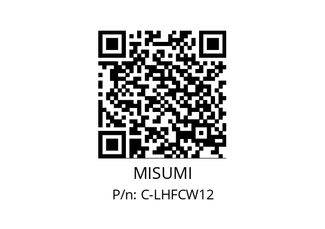   MISUMI C-LHFCW12