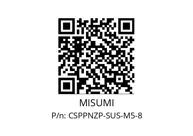   MISUMI CSPPNZP-SUS-M5-8