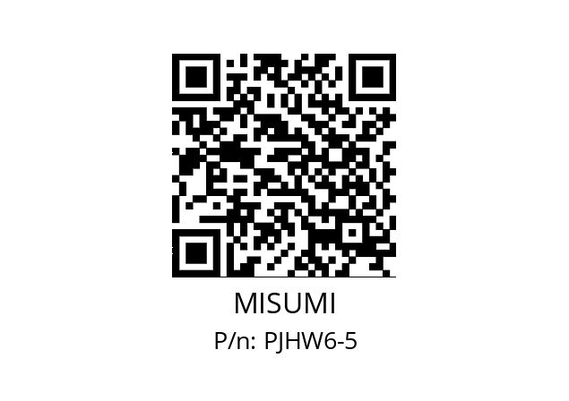   MISUMI PJHW6-5