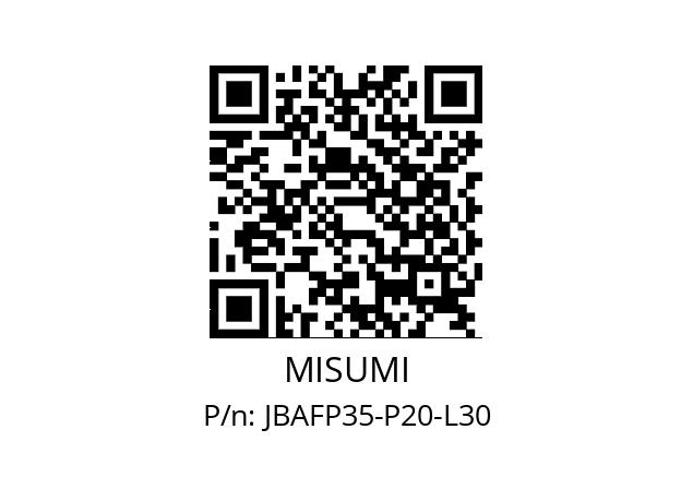   MISUMI JBAFP35-P20-L30