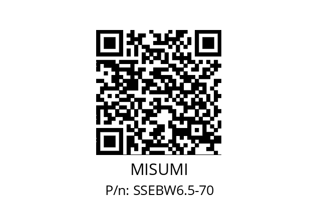   MISUMI SSEBW6.5-70