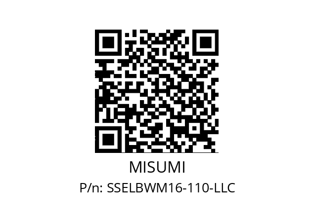   MISUMI SSELBWM16-110-LLC