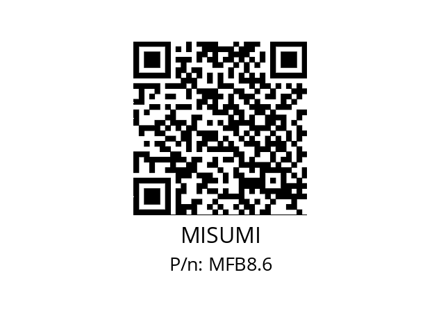   MISUMI MFB8.6