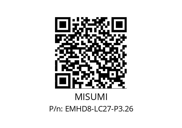   MISUMI EMHD8-LC27-P3.26