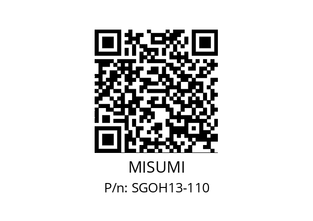   MISUMI SGOH13-110