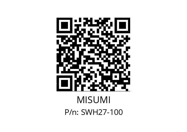   MISUMI SWH27-100