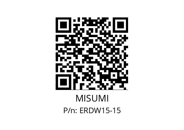   MISUMI ERDW15-15