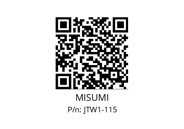   MISUMI JTW1-115