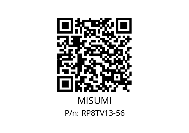   MISUMI RP8TV13-56