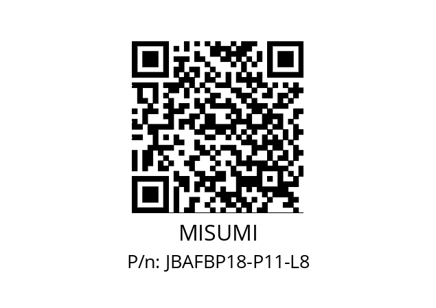   MISUMI JBAFBP18-P11-L8