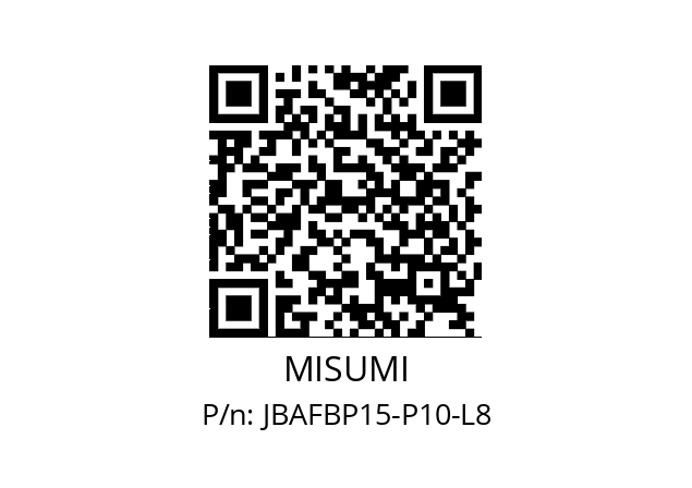   MISUMI JBAFBP15-P10-L8