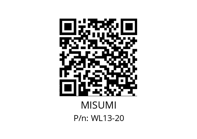   MISUMI WL13-20