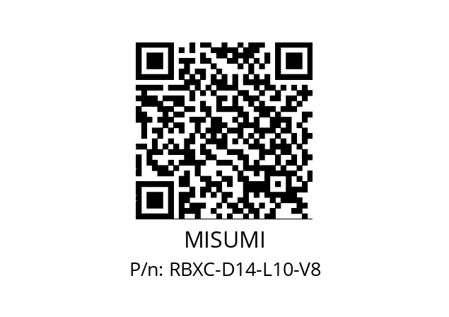   MISUMI RBXC-D14-L10-V8