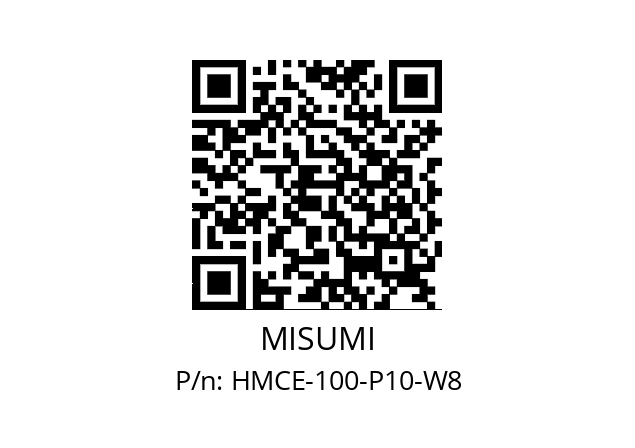   MISUMI HMCE-100-P10-W8