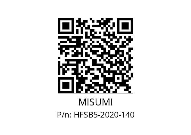   MISUMI HFSB5-2020-140