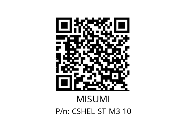   MISUMI CSHEL-ST-M3-10