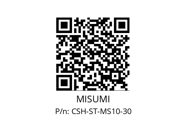   MISUMI CSH-ST-MS10-30