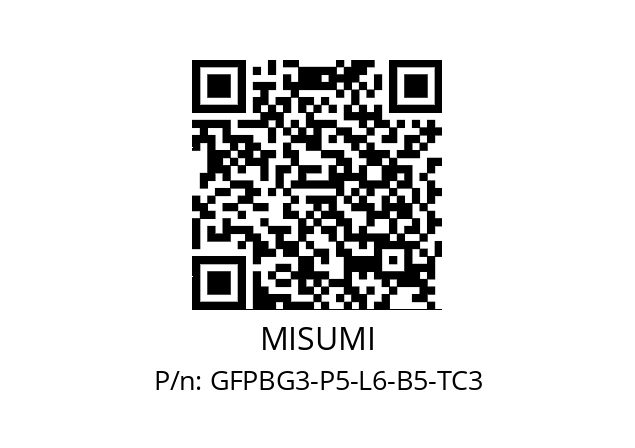   MISUMI GFPBG3-P5-L6-B5-TC3