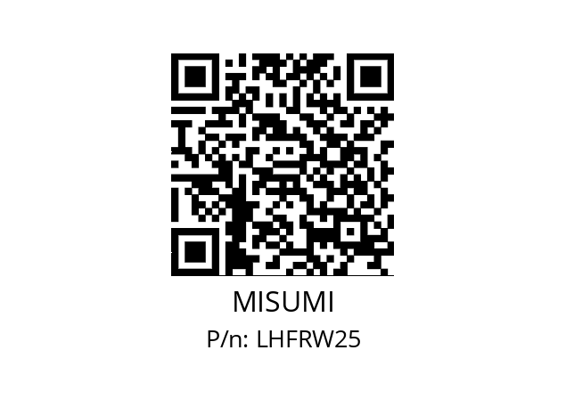   MISUMI LHFRW25