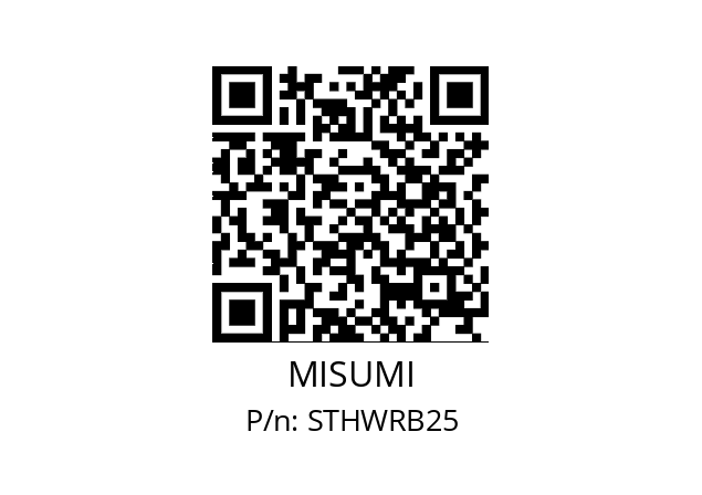   MISUMI STHWRB25