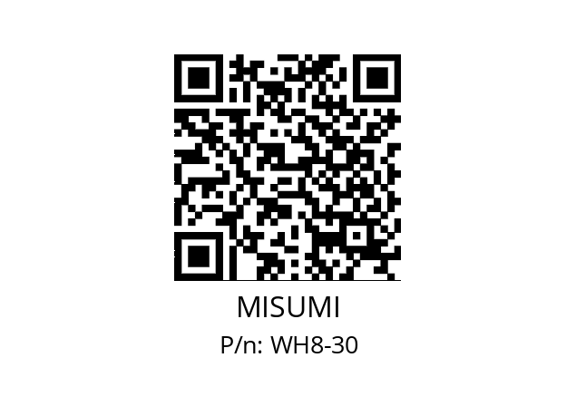   MISUMI WH8-30