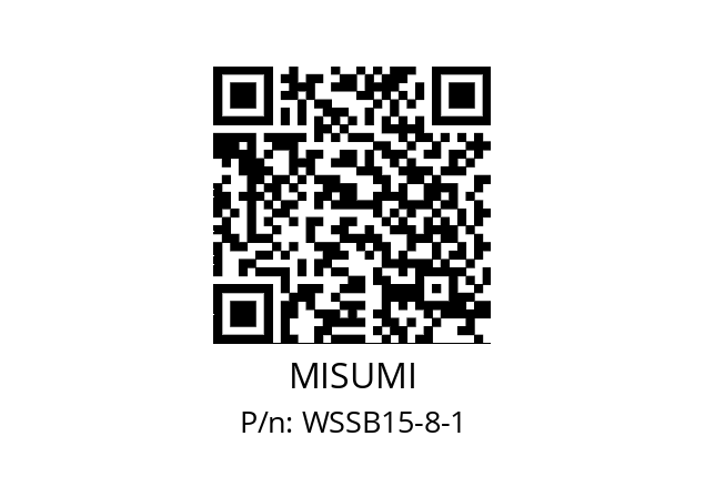   MISUMI WSSB15-8-1