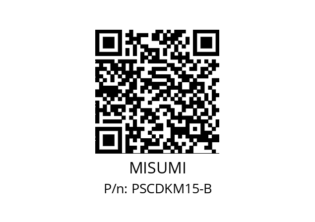   MISUMI PSCDKM15-B