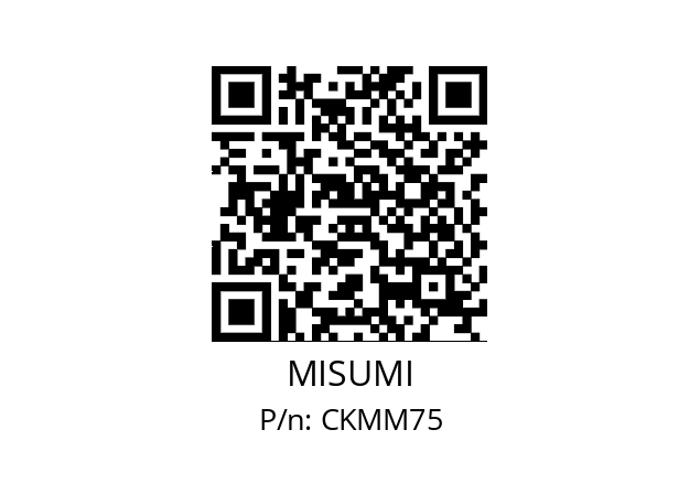   MISUMI CKMM75