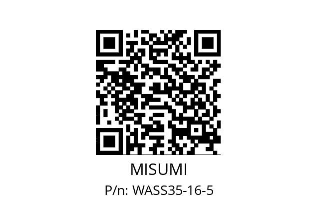   MISUMI WASS35-16-5