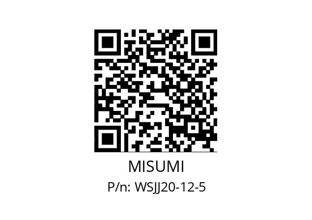   MISUMI WSJJ20-12-5