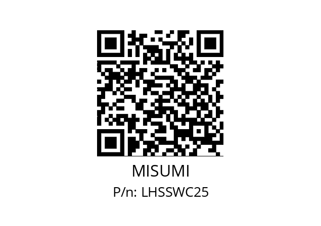   MISUMI LHSSWC25