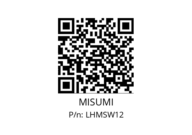   MISUMI LHMSW12