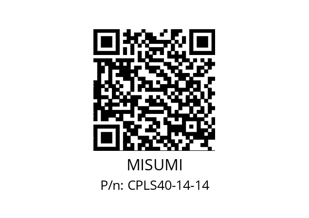   MISUMI CPLS40-14-14